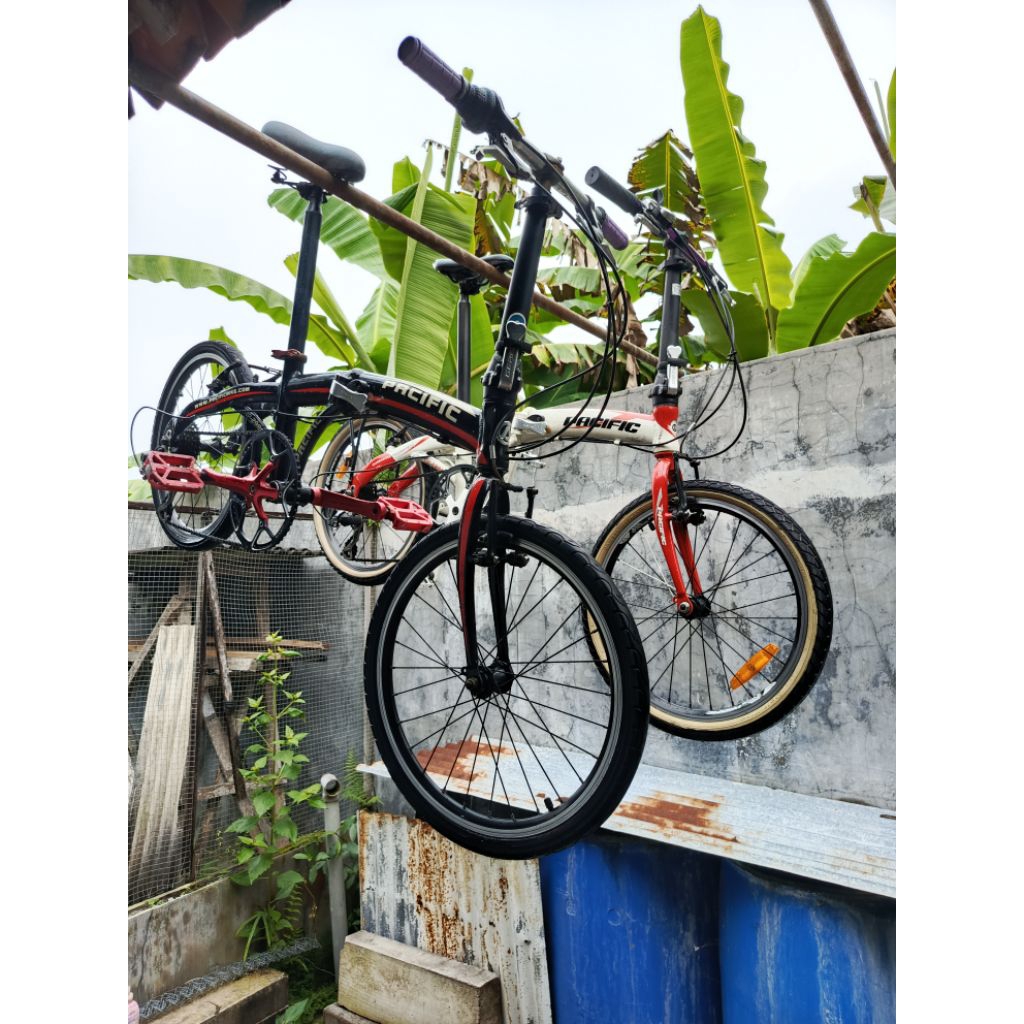 Sepeda lipat Pacific PIP-2988-3 not noris ecosmo trifold pikes troy