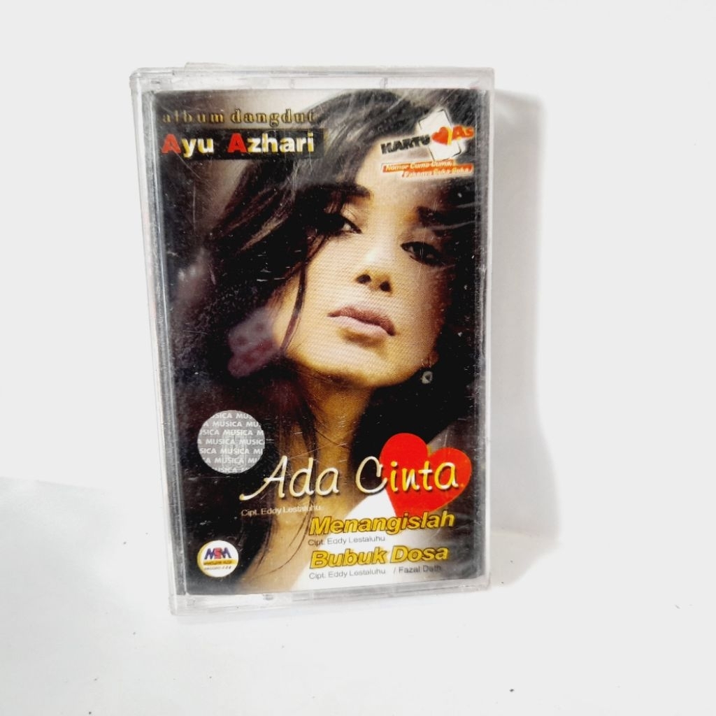 Kaset Ayu Azhari - Ada Cinta (Segel Plastik Sobek)