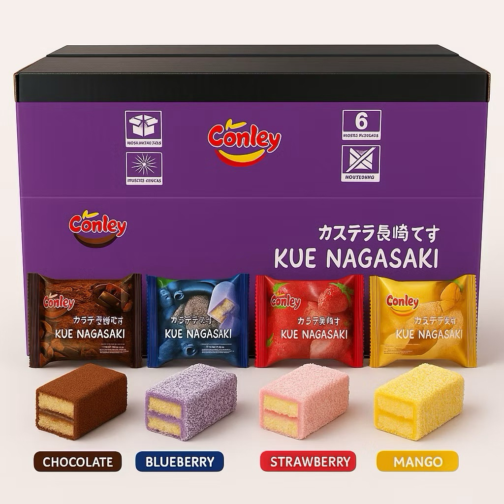

KUE NAGASAKI 15+1 GRATIS / MOCHI NAGASAKI / MOCHI 4 RASA NAGASAKI