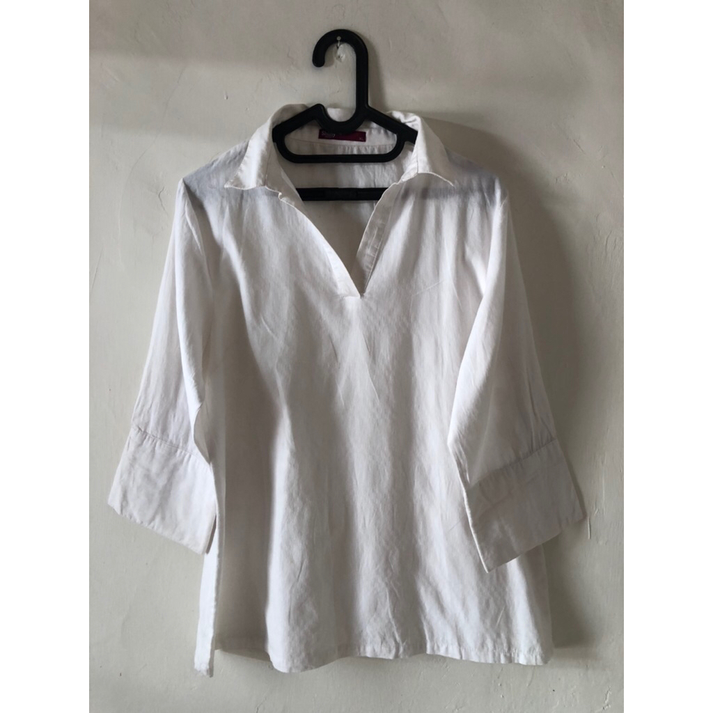 Kemeja putih wanita shiny brand matahari