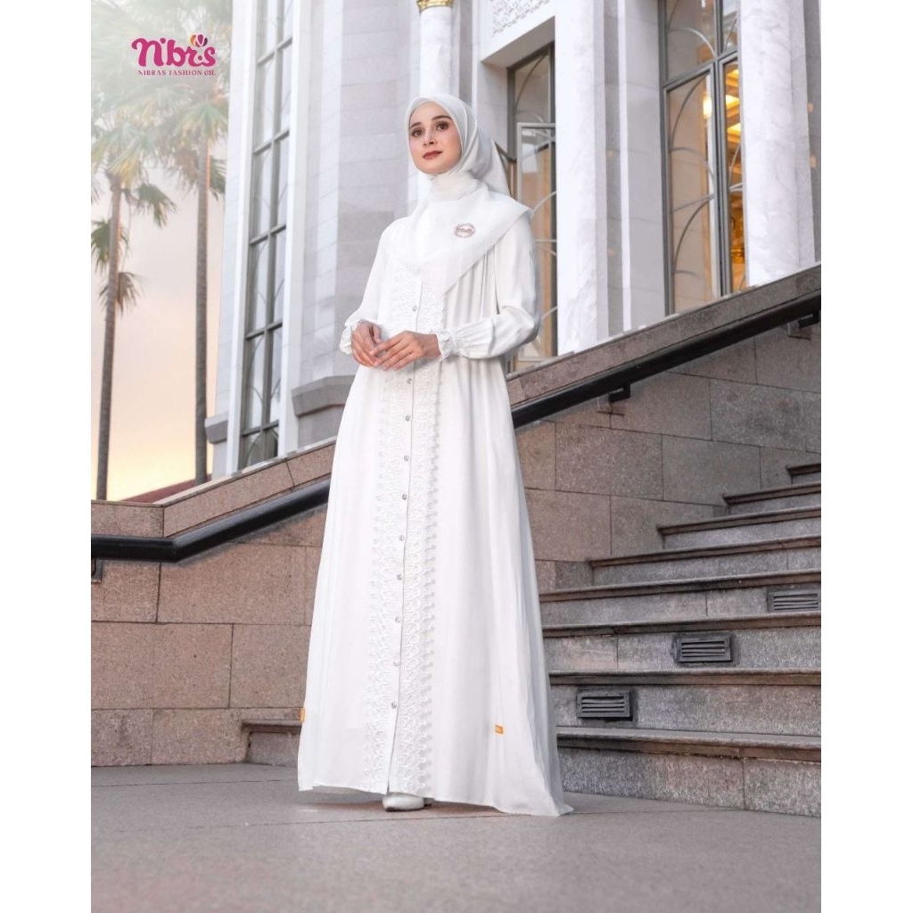 LABBAYK 002//GAMIS PUTIH//GAMIS NIBRAS//GAMIS PUTIH NIBRAS//NIBRAS MURAH//GAMIS MURAH//NEW ARRIVAL//