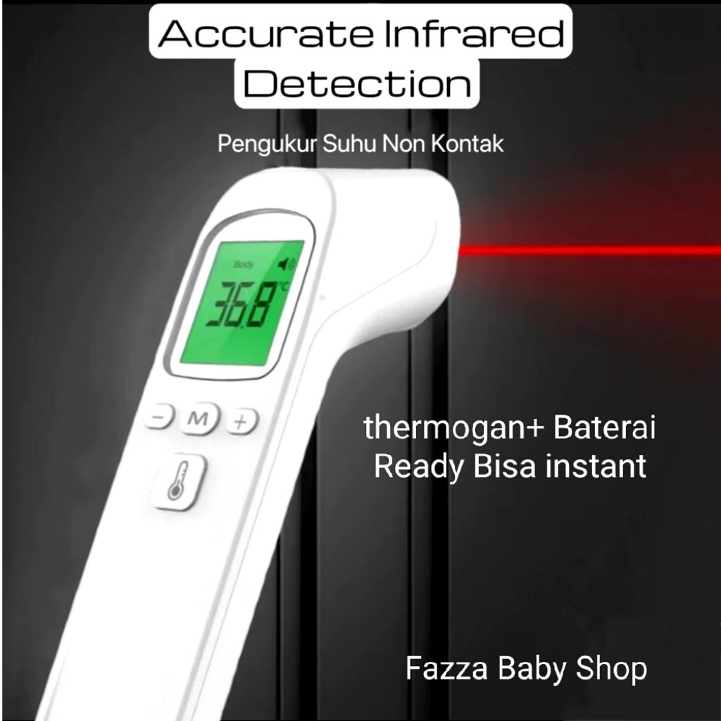 Thermometer Bayi / Thermogun bayi / thermogan / Pengukur suhu tubuh bayi Dewasa / alat ukur suhu