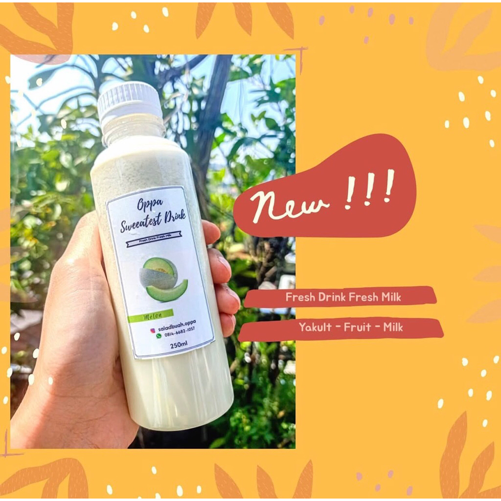 

Fresh Drink Fresh Milk Melon