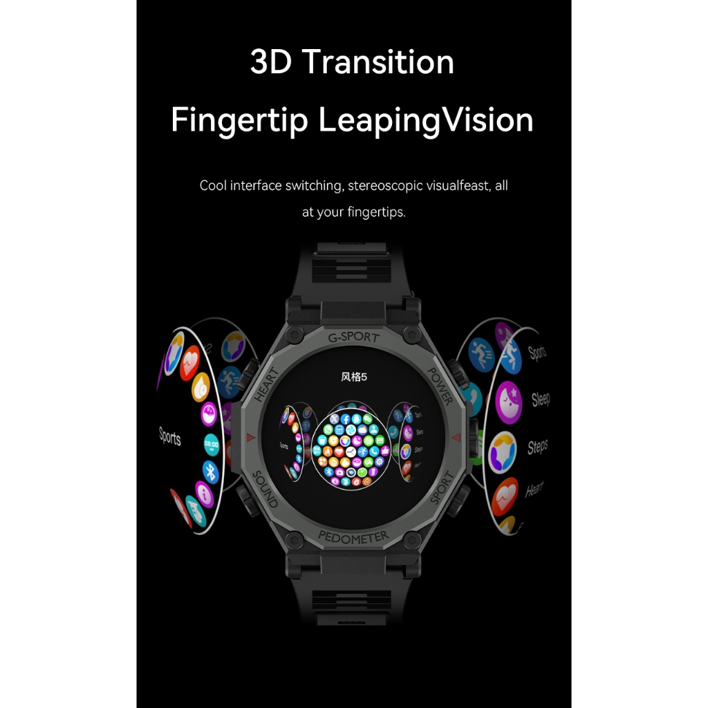 BESTPROMO Jam tangan pintar pria GT6pro PulsarFit smartwatch GT6 Pro Minimalis Kesehatan Bluetooth