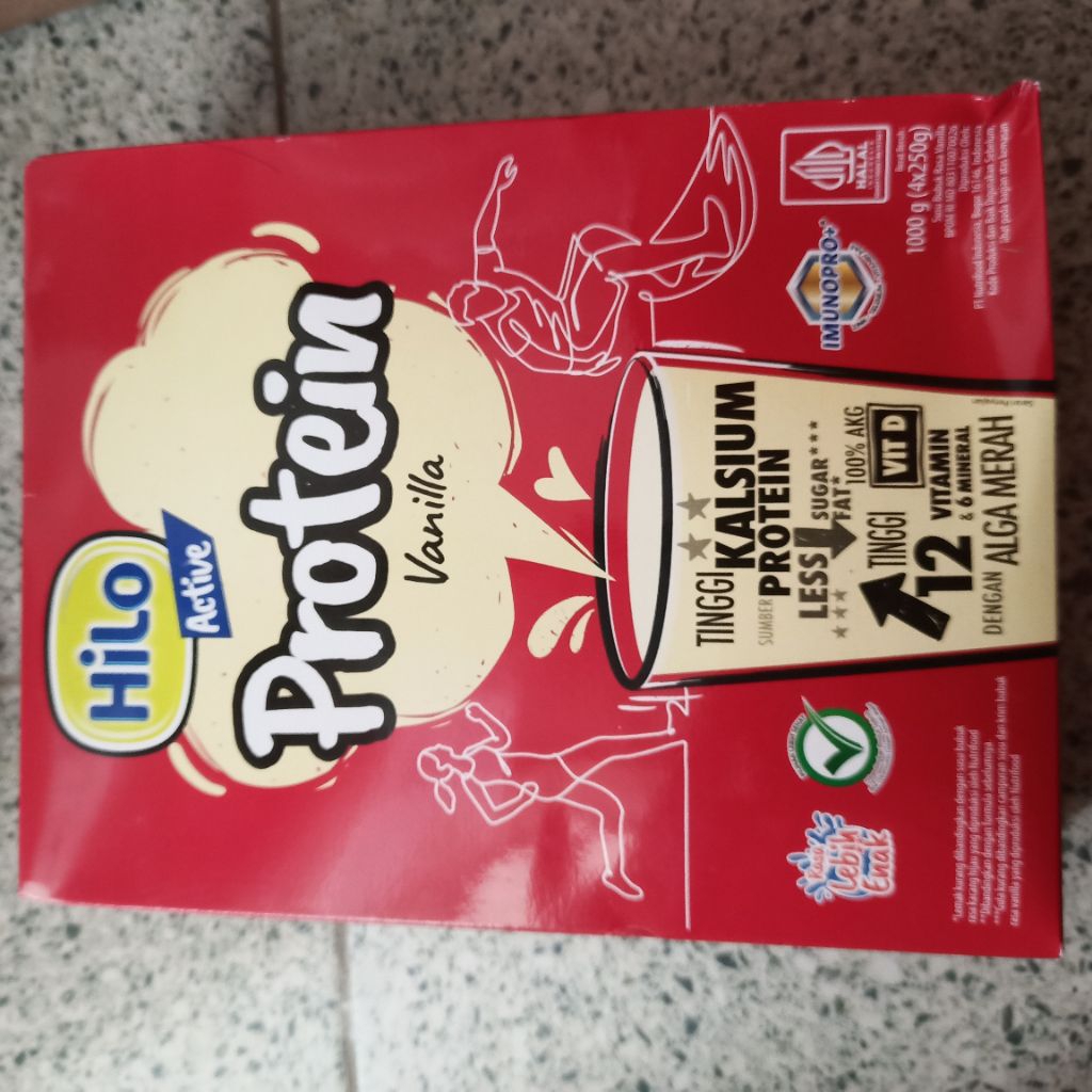 

Hilo active chocolate 1000g coklat cokelat Vanila susu tinggi kalsium lebih rendah lemak