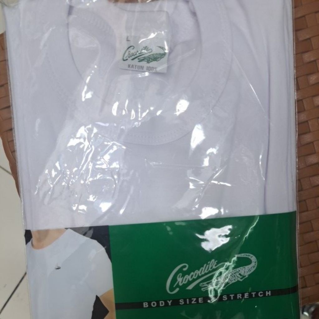 Kaos dalam Oblong crocodile original 100%