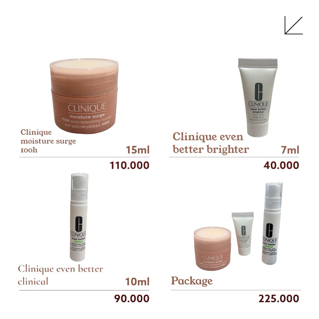 Clinique moisture surge 100h travel size 15ml