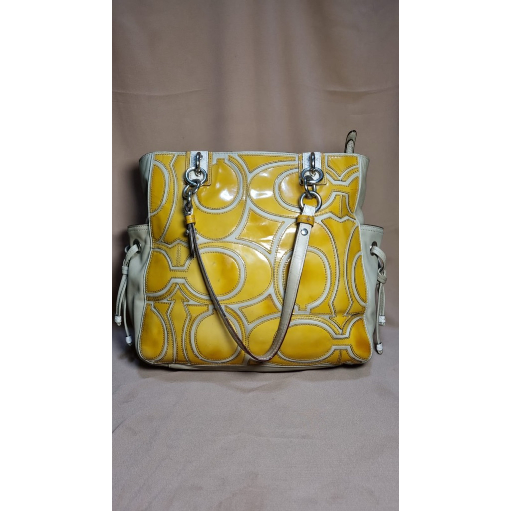 Tas Preloved Second Branded Handbag Wanita Kuning