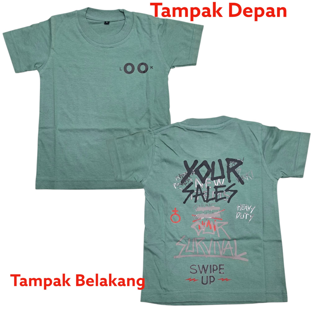 KAOS ATASAN POLOS / MOTIF