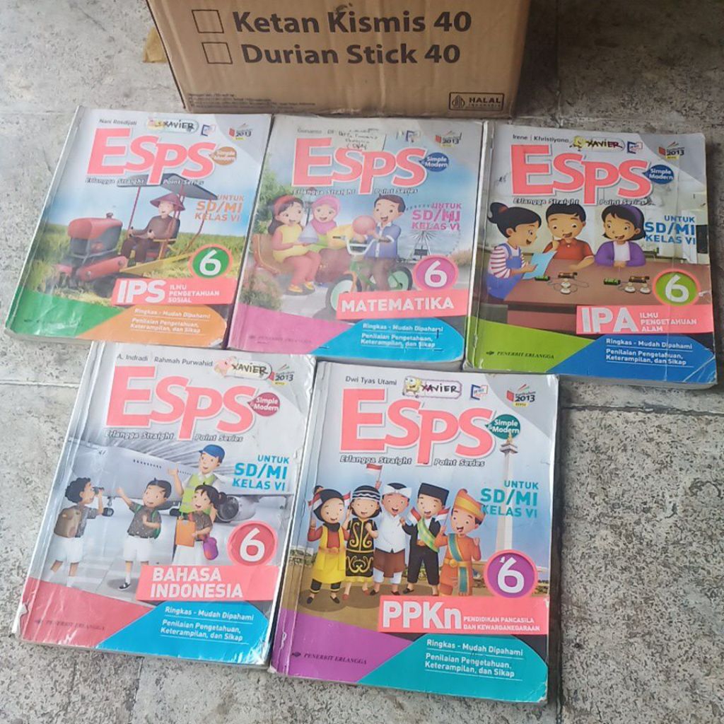 esps kelas 6/VI erlangga 2013 ORIGINAL BEBAS CORETAN pen