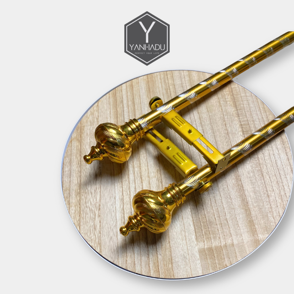 [YANHADU] FULLSET BESI BATANG GORDEN | ROLLET GORDEN | BATANG GORDEN MURAH 50 75 100 150 200 CM