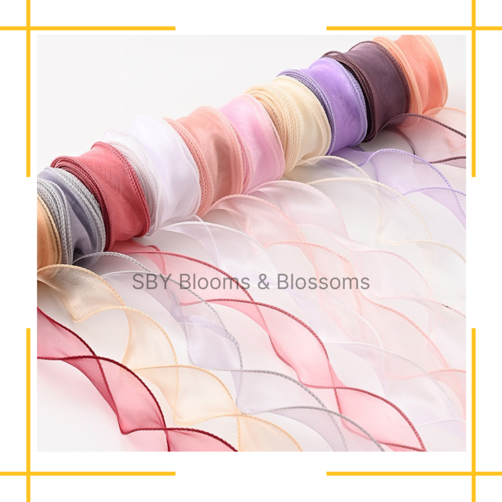 

PT06 PITA CHIFFON PREMIUM / pita kado /pita buket /Sabuk Renda Kain