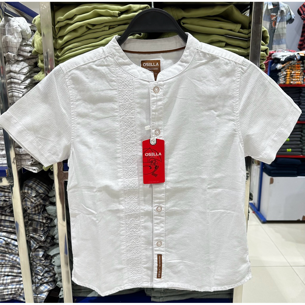 KEMEJA KOKO ANAK COWOK ORI BRAND OSELLA KIDS (4-14 thn)