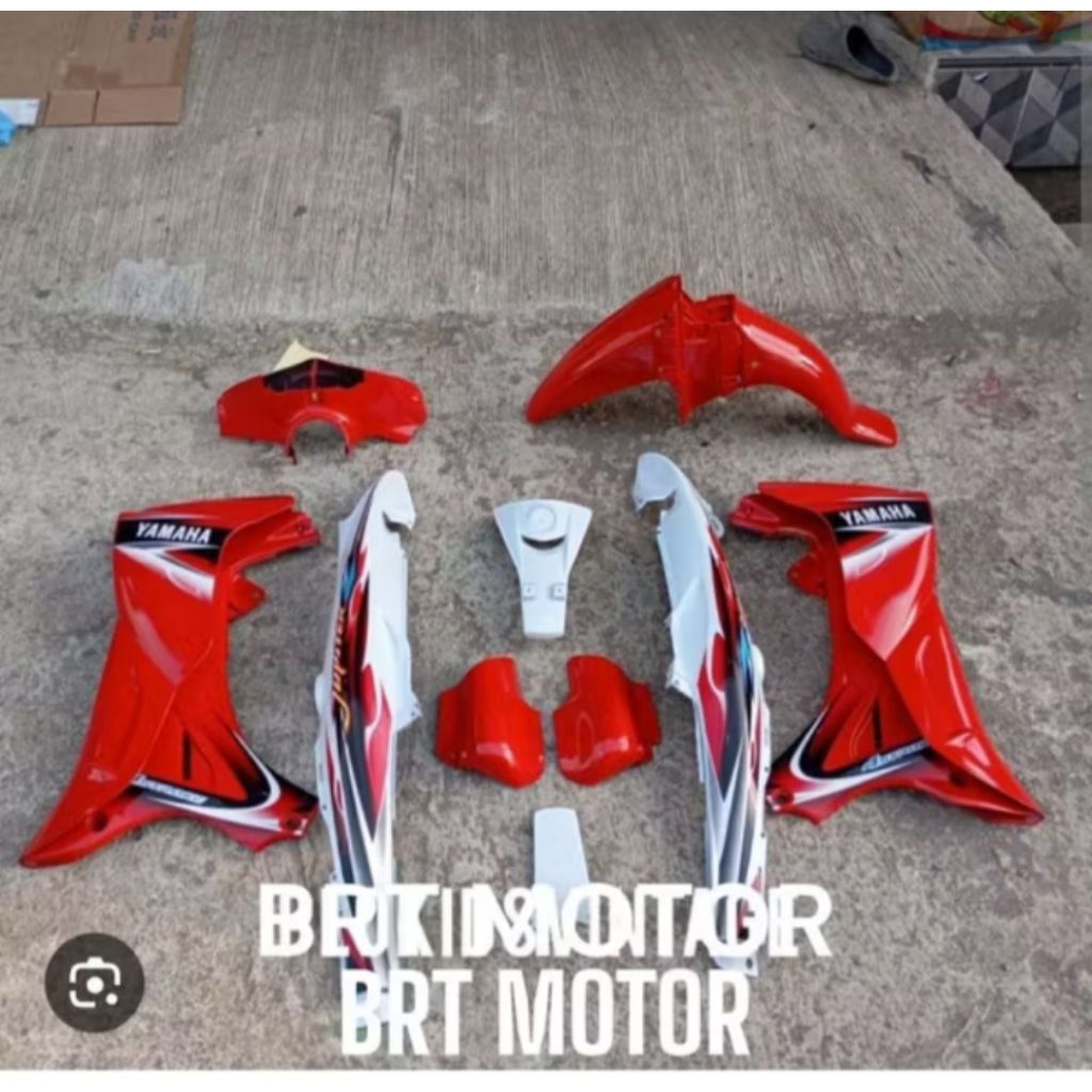 cover body bodi Fullset halus jupiter z lama jupiter old warna merah putih