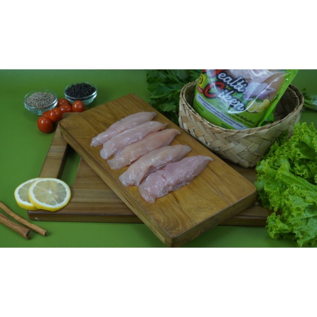 

Chicken Tenderloin Dada Halus Ayam Sehat HealtiCiken Probiotik
