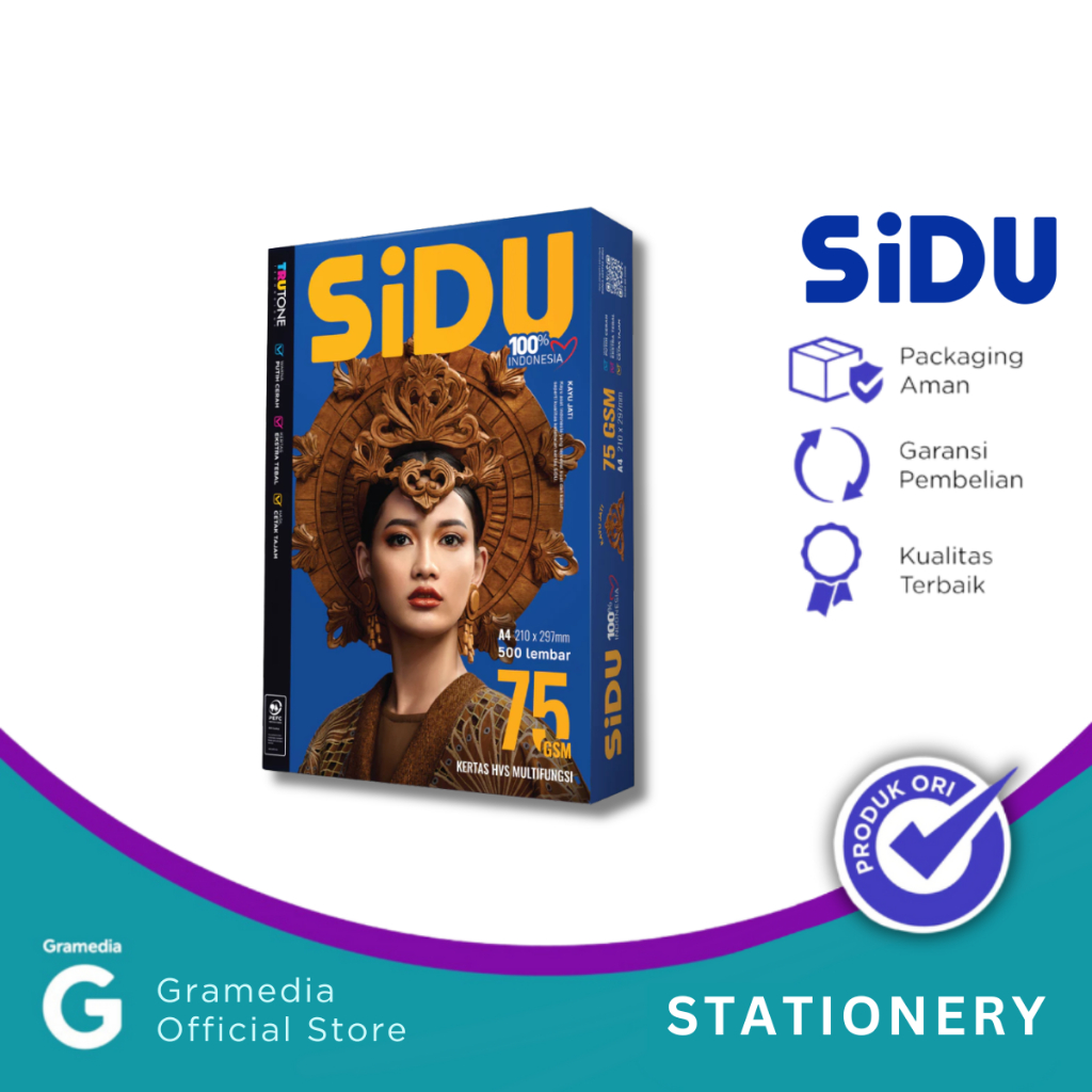 

Gramedia - Kertas HVS SDU FC 75 A4 210X297