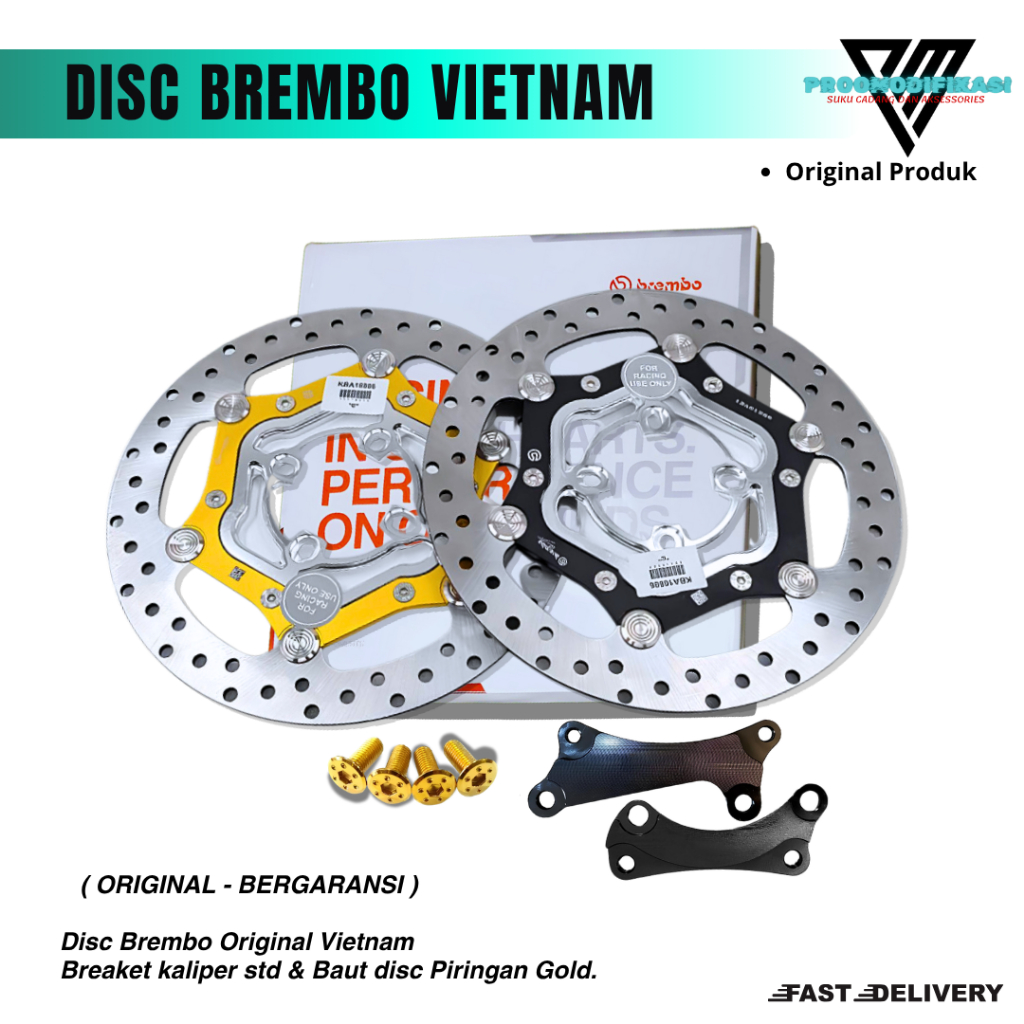 Disc Brembo 260mm Vietnam piringan cakram brembo vario beat scoopy mio - Disc Piringan 260mm Ori