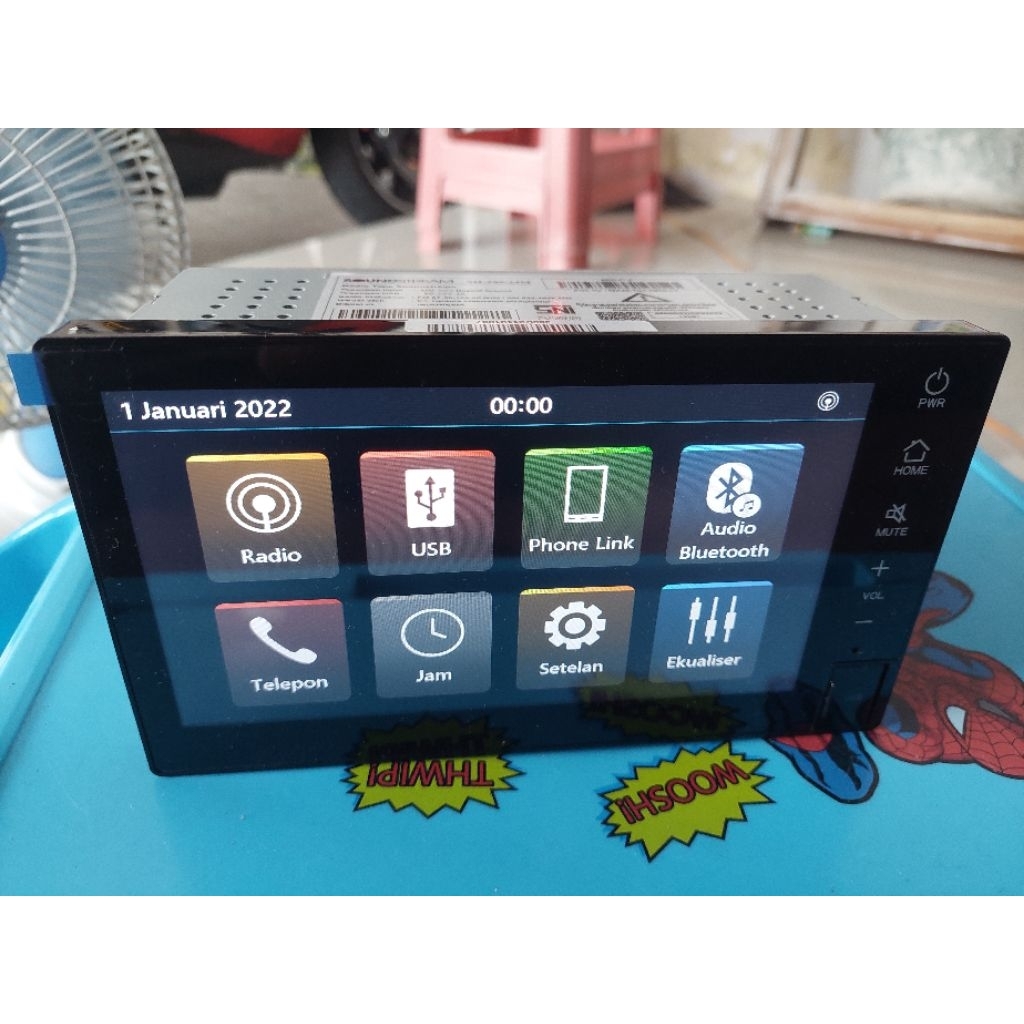 Headunit Tape Mobil Doubledin Originan Honda Brio 2024/25 Bluetooth Mirrorlink Android Youtube