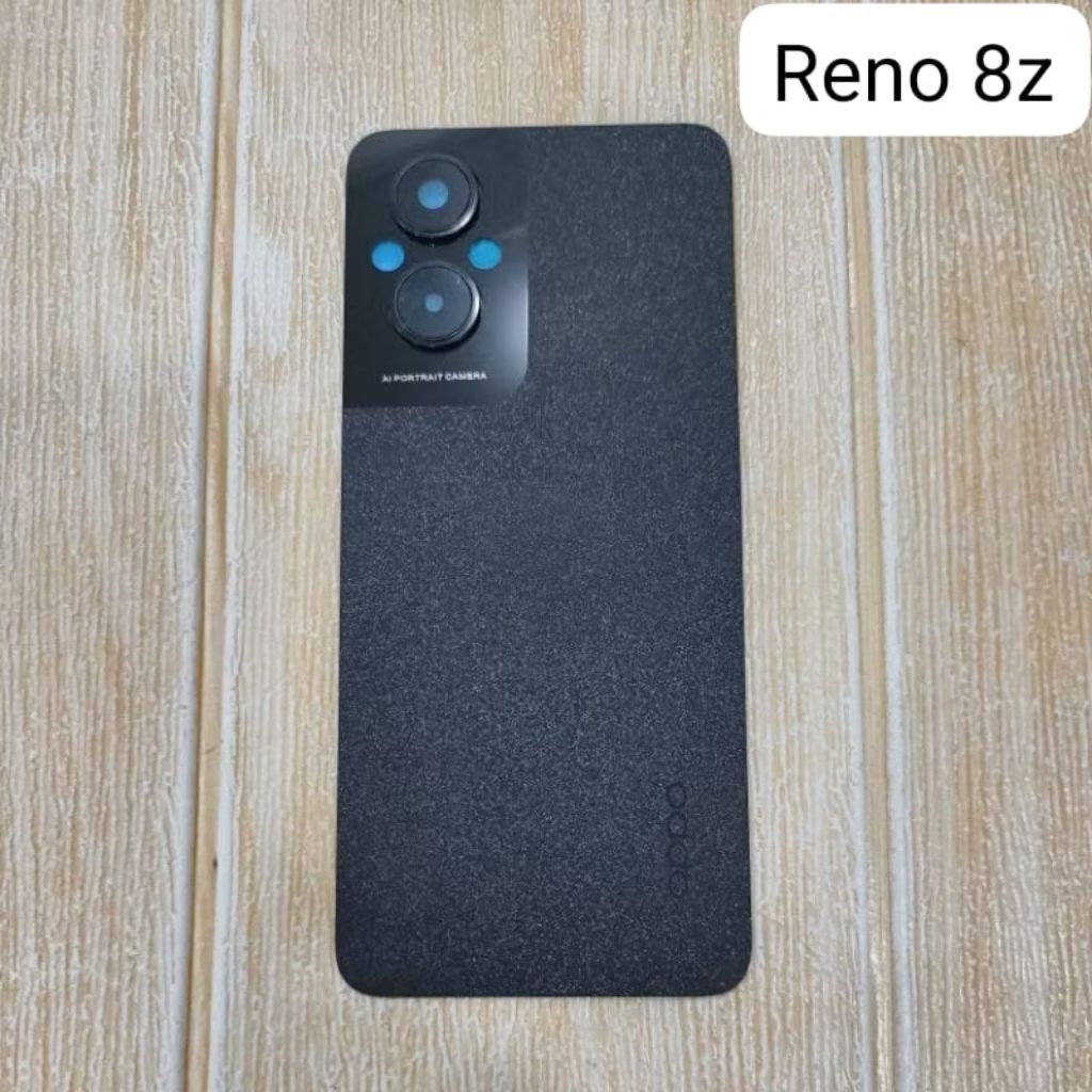 Backdoor Oppo Reno 8z+ring Hitam