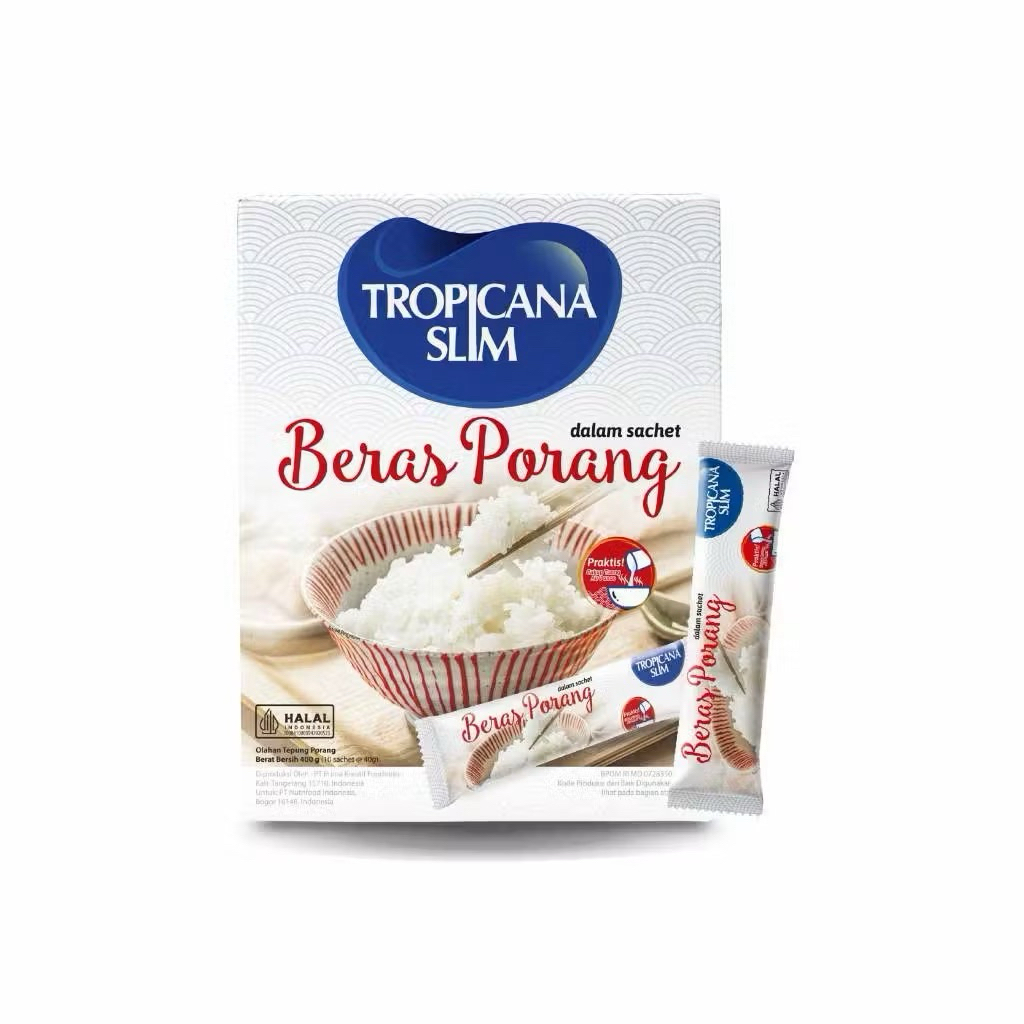

KHUSUS BATAM Tropicana Slim Beras Porang (Eceran 1 sachet x 40gr) - Nasi Sehat Diet Rice