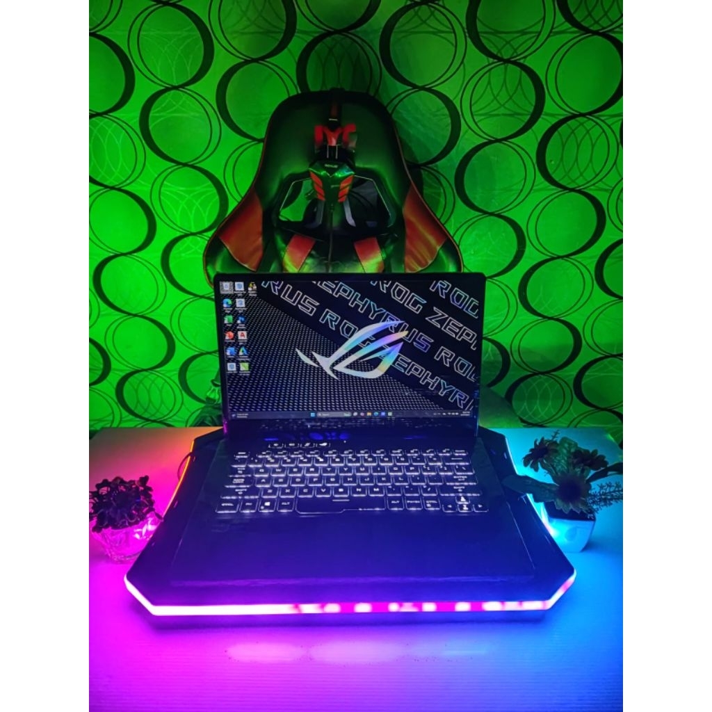 Laptop Gaming Asus Rog Zephyrus G14 Ryzen 7 Ram 16/512gb Ssd Dual Vga Nvidia Siap Pakai COD