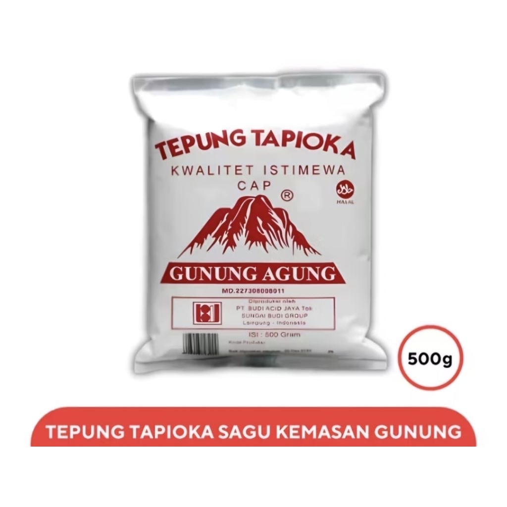 

Tepung Tapioka Gunung Agung 500gr