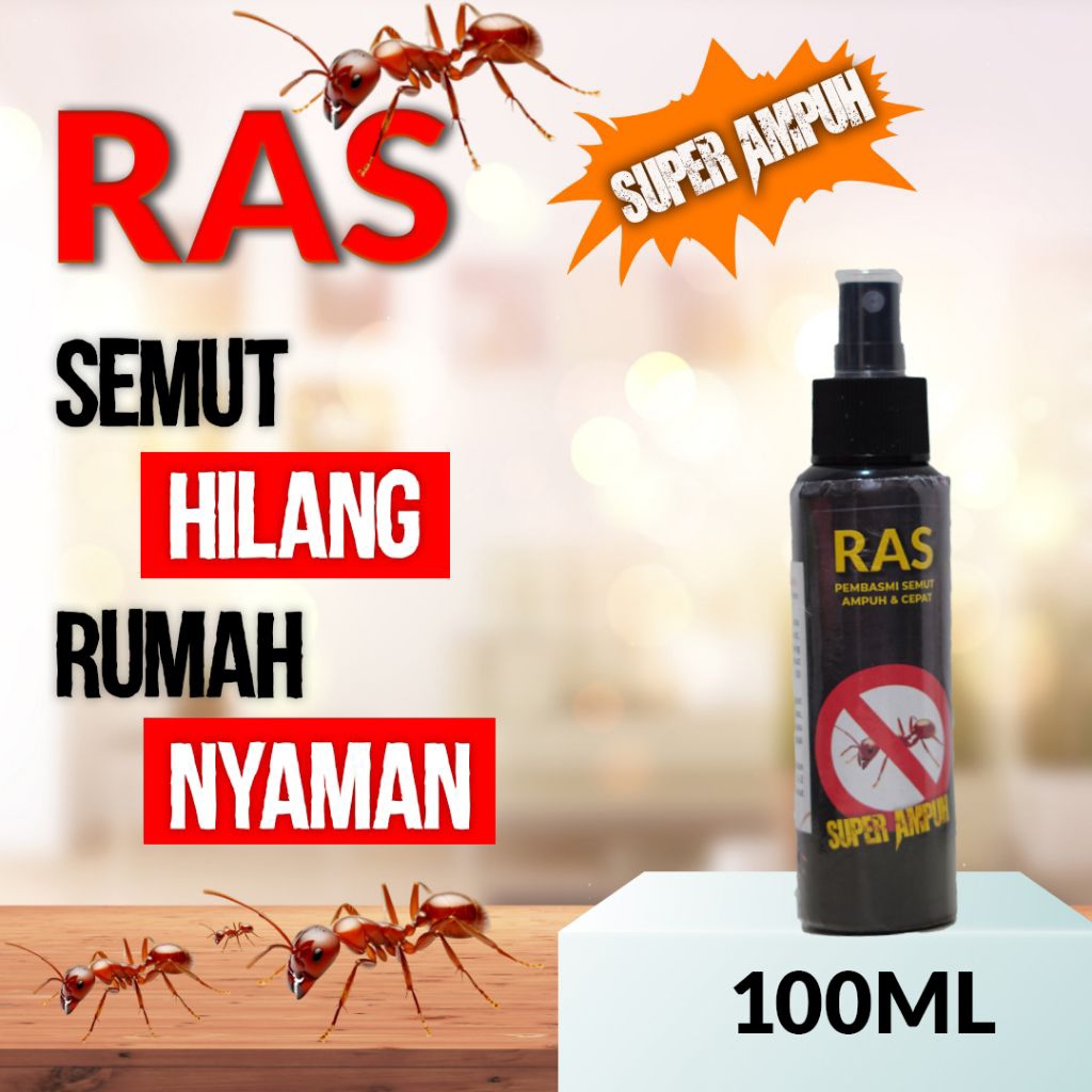 Terlaris RAS Racun Anti Semut dan Rayap Anti Semut Merah dan Hitam