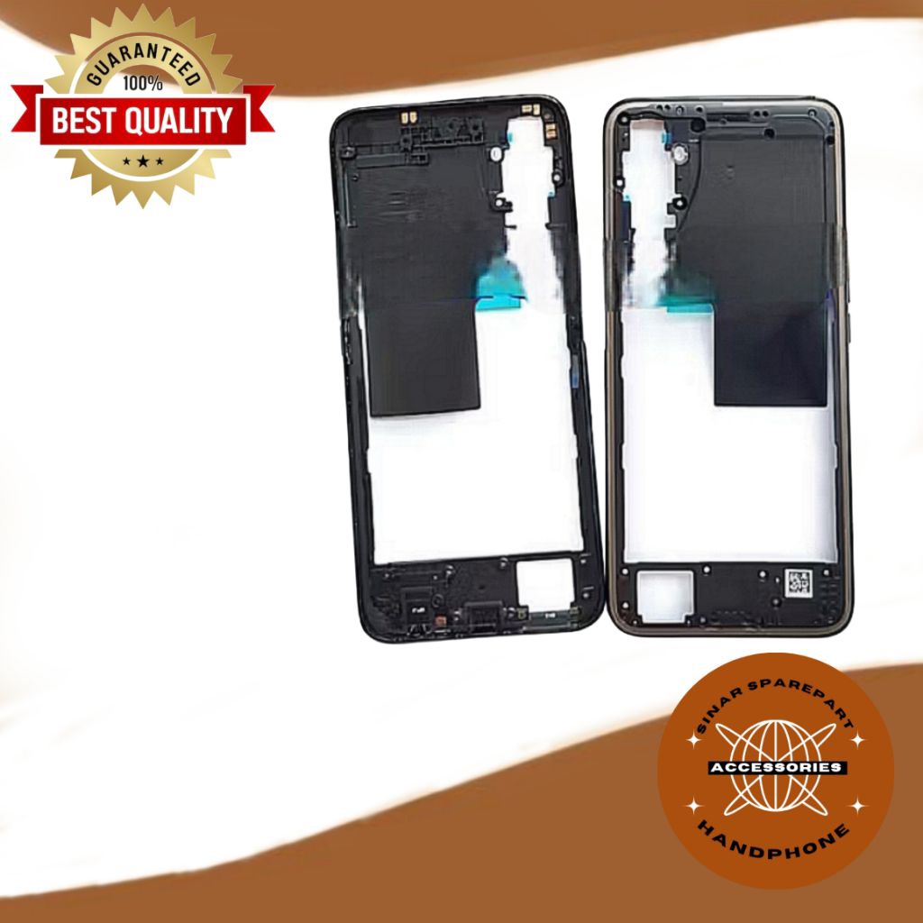 BEZEL BEZZEL TUTUP MESIN REALME 6 PRO SUDAH + TOMBOL LUAR