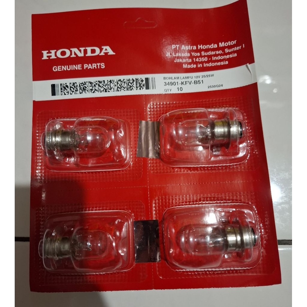 Bola Lampu Depan Beat FI 2012 (Original AHM 100%)