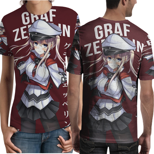 Kaos Graf Zeppelin Tshirt Fullprint Unisex Casual Bahan Polyester Jersey [PO 3 HARI]