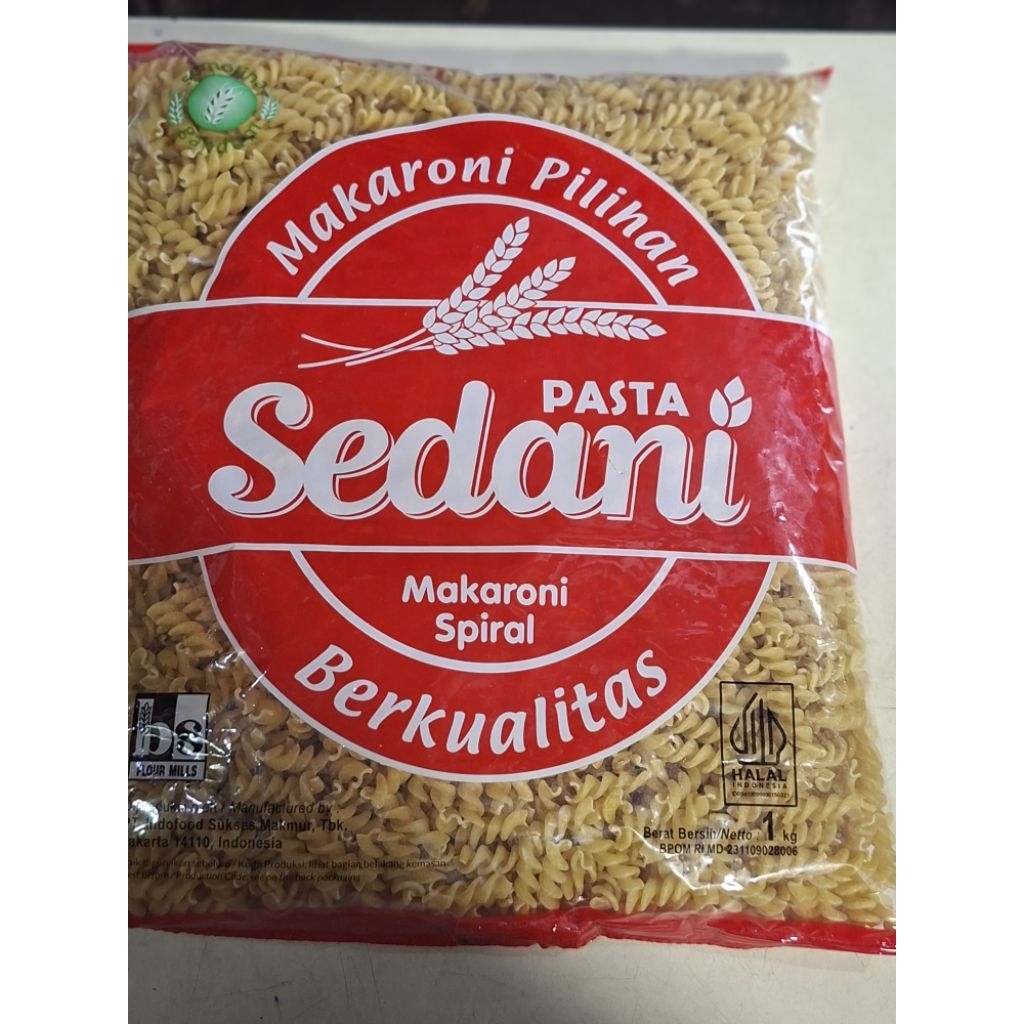 

MAKARONI SEDANI SPIRAL 1 KG