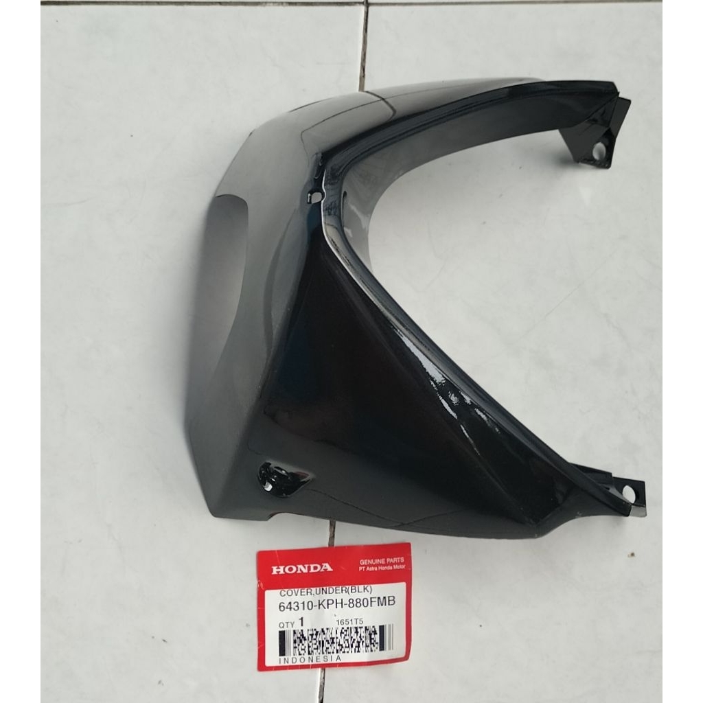 64310-KPH-880FMB Cover Under Tebeng Lumpur Bawah Honda Karisma warna Hitam ORI AHM