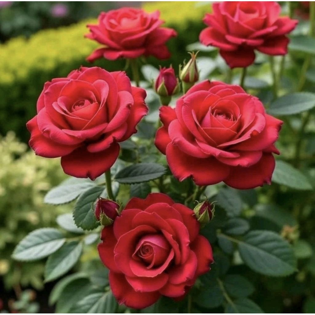 Tanaman Hias Mawar Merah Baby Rose / Pohon Mawar Merah