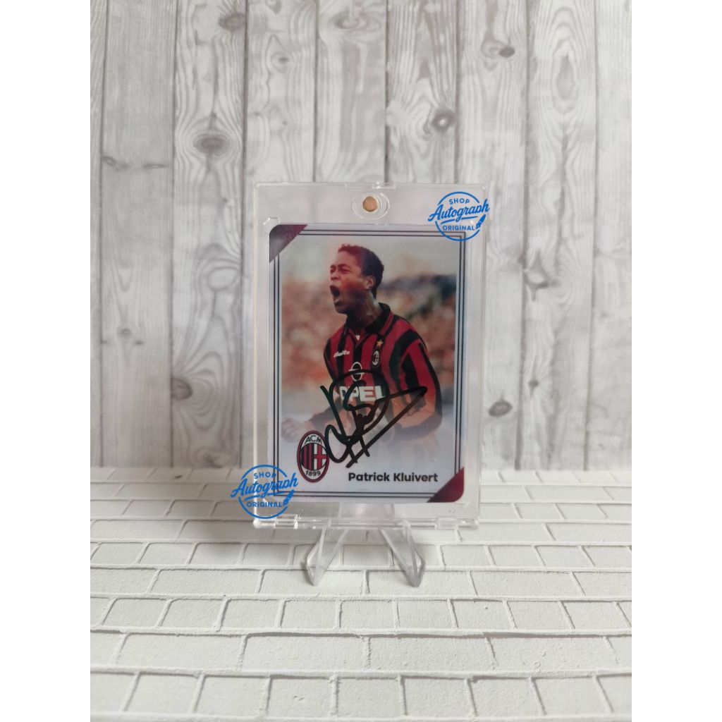 Photocard Original sign pelatih timnas Indonesia Patrick Kluivert bertanda tangan asli