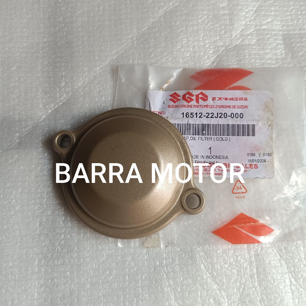 Cover Tutup Filter Oli Satria Fu Fi Injeksi Original SGP Gold