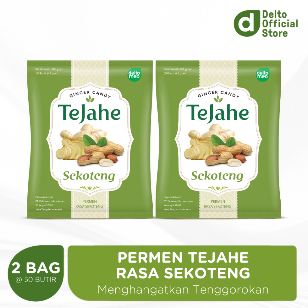 

Permen Tejahe Rasa Sekoteng Bag 50 Butir - Permen Jahe & Kacang Menghangatkan Tubuh & Suasana yang Dingin