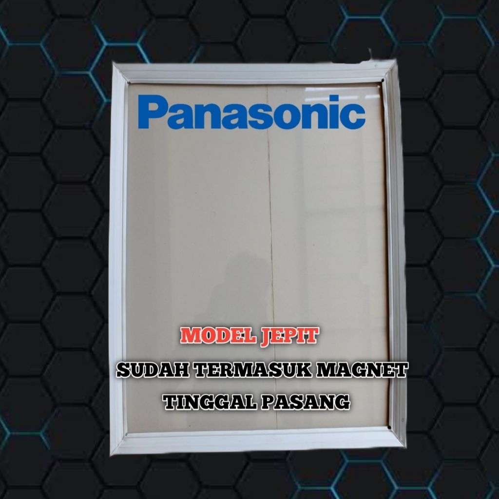 GASKET KARET PINTU KULKAS PANASONIC NR-B25AF JEPIT BAUT 54.5 X 90 Cm