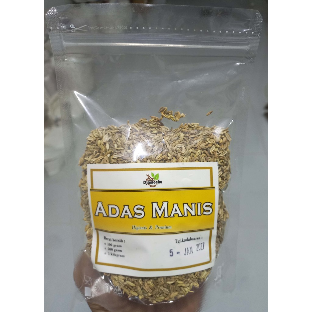 

Adas manis 100 gram/ biji adas premium/ fennel seed