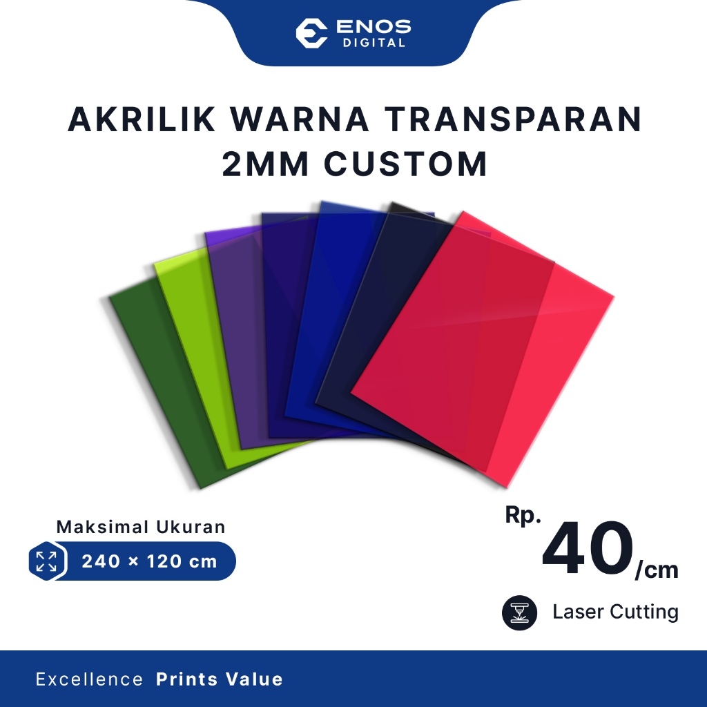 

Akrilik Lembaran Warna Transparan 2mm Custom Ukuran /Acrylic Sheet