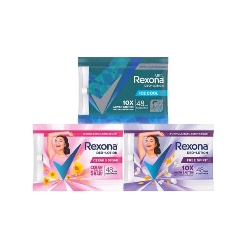 Rexona Deo Lotion Deodorant Sachet Cerah dan Segar
