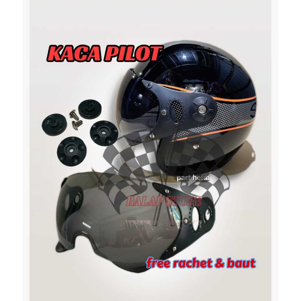 Kaca Helm Honda Scoopy Pilot, kaca scoppy ori