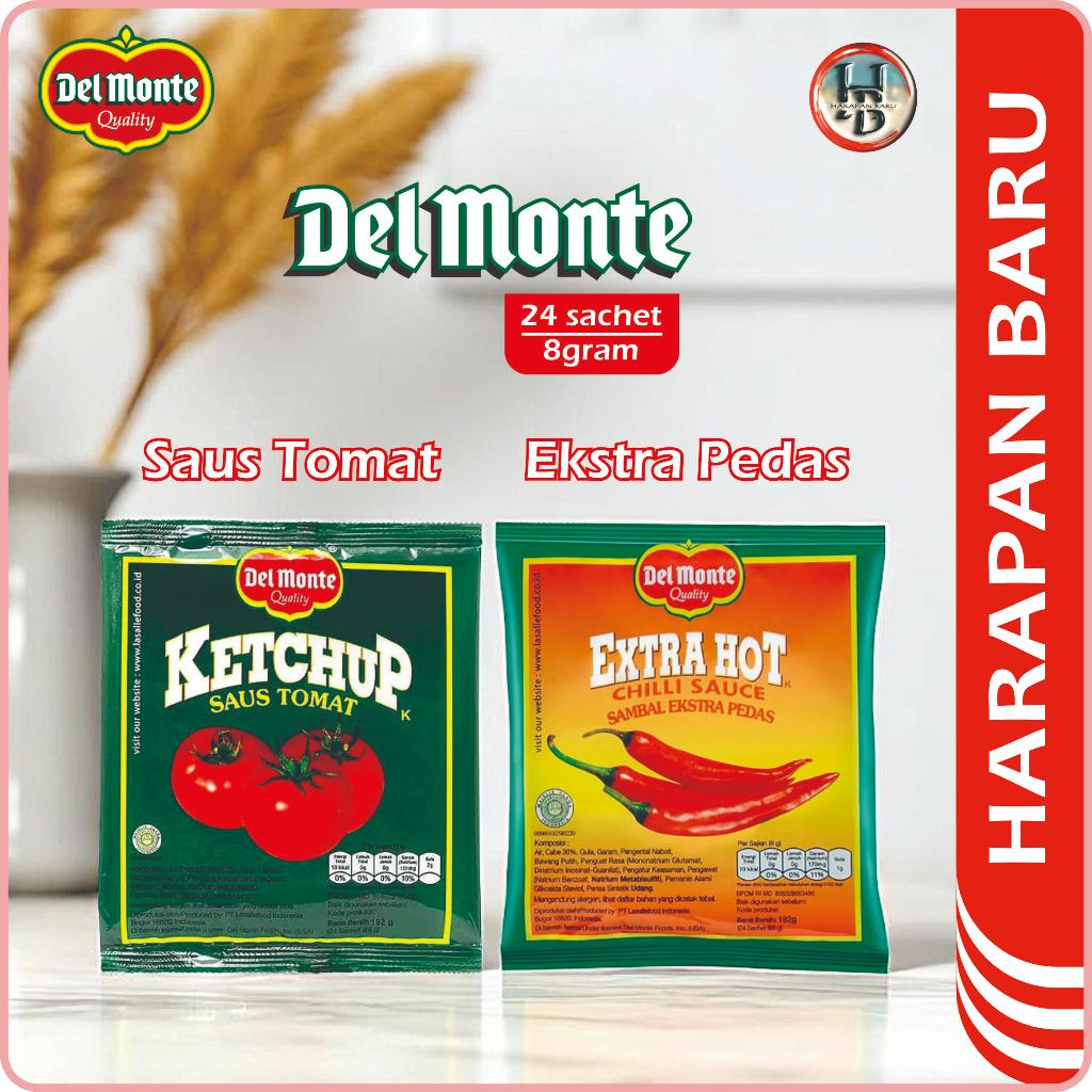 

Del Monte - Saus Extra Pedas Saus Tomat - Kemasan 8gr (24 sachet)