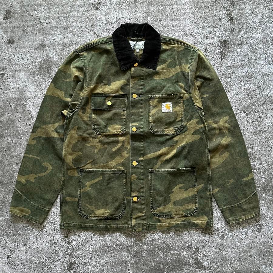 Carhartt WIP Michigan Olive Camo Coat BNWT Ready Stock Original