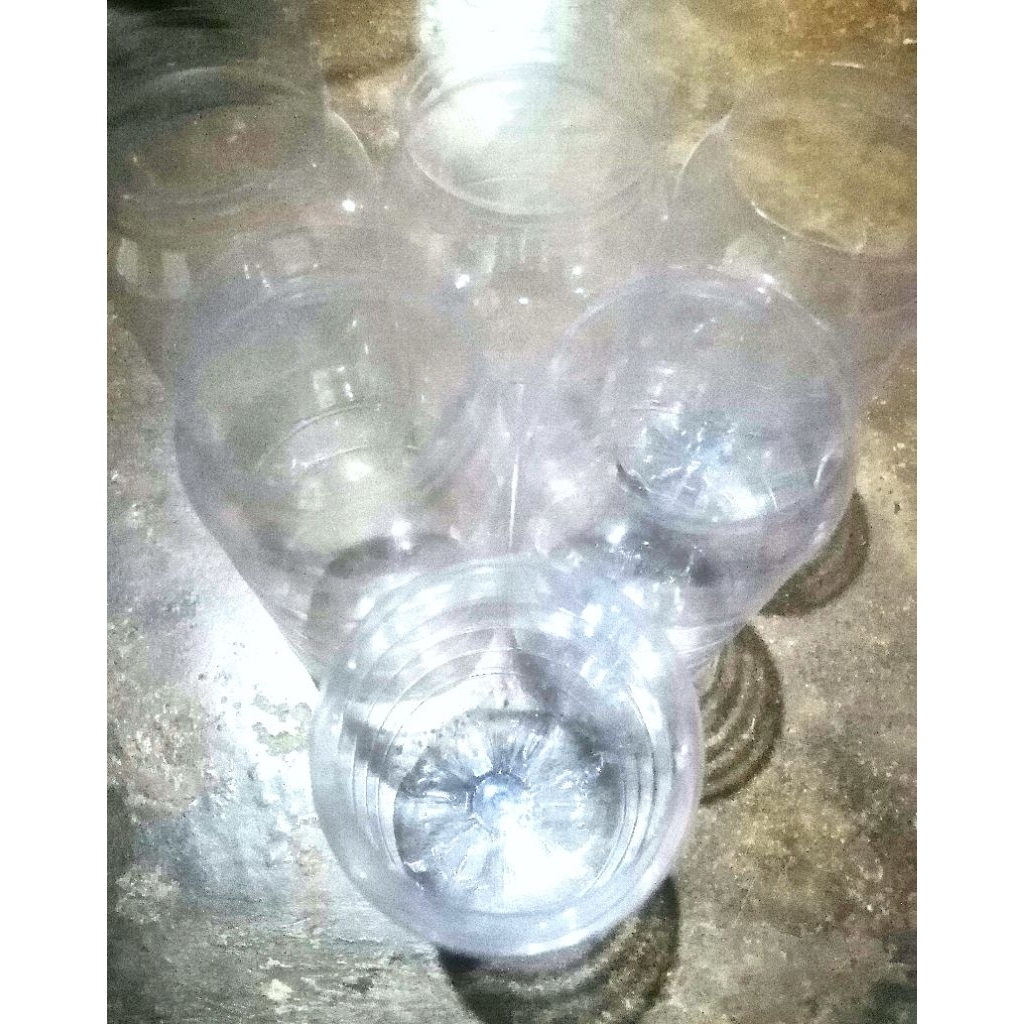 Botol potong lemineral Botol potong aqua 1500ml dan 600ml  Botol ikan Wadah ikan cupang dan ikan hia