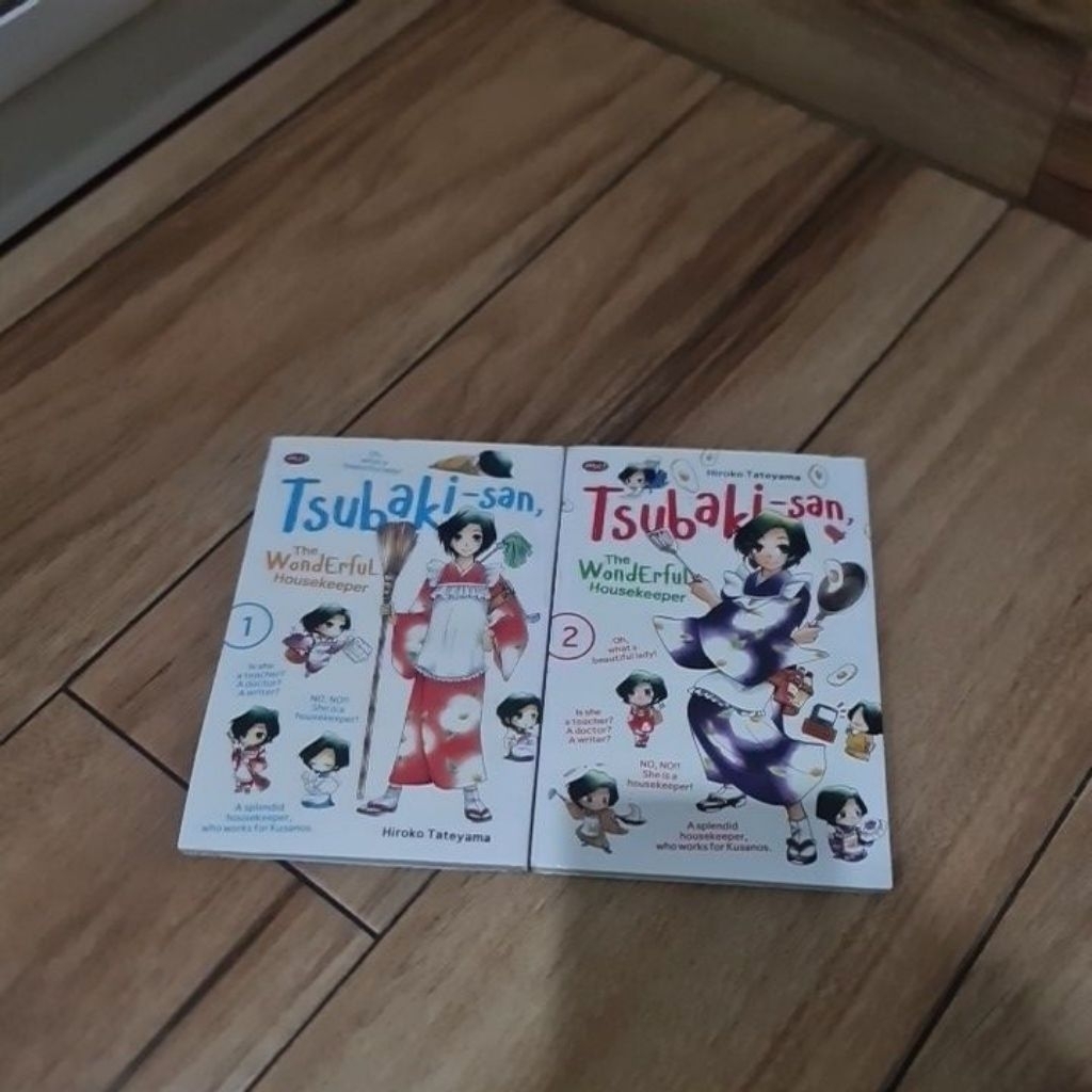 [Preloved] TSUBAKI THE WONDERFUL HOUSEKEEPER 1-2 by Hiroko Tateyama