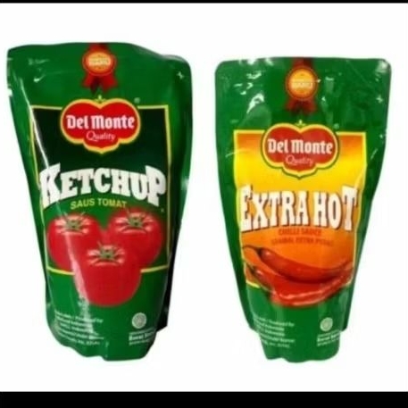

Delmonte Saus Extra Hot Chilli 1 kg/ DelMonte Saus Tomat 1 kg