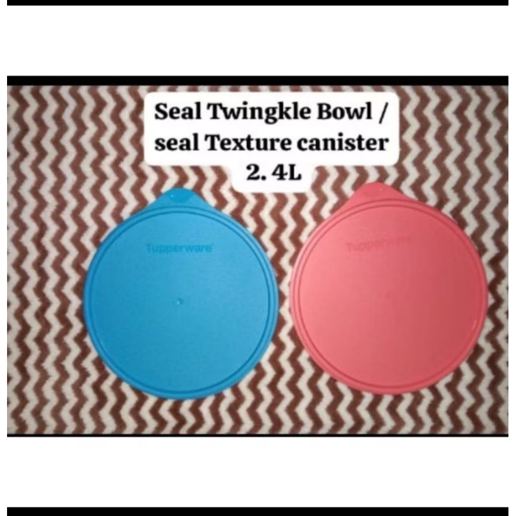 Seal/ Tutup twingkke/ Texture canister 2.4 L  Tupperware (1 pcs)