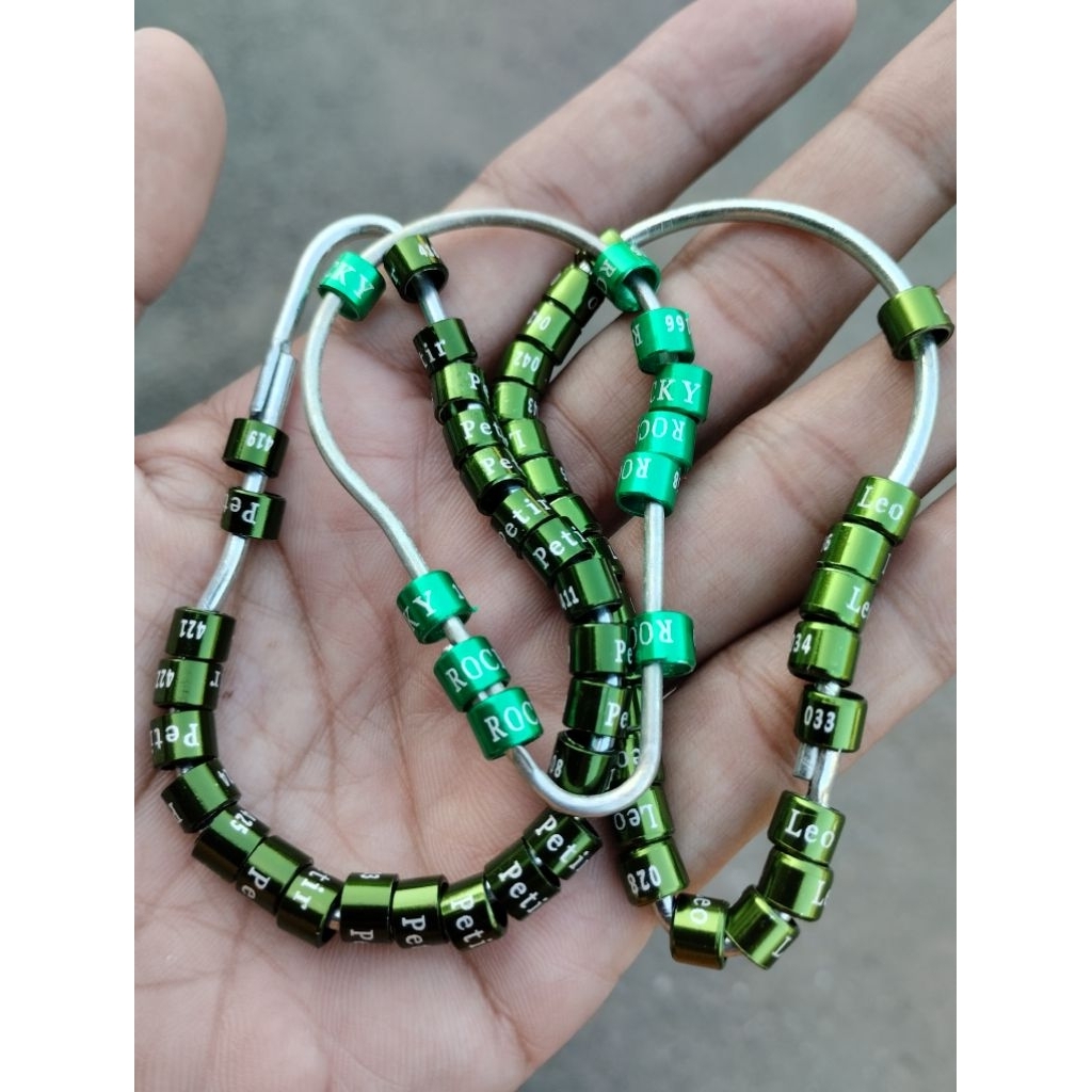ring gelang kaki lovebird dan perkutut untuk penanda burung