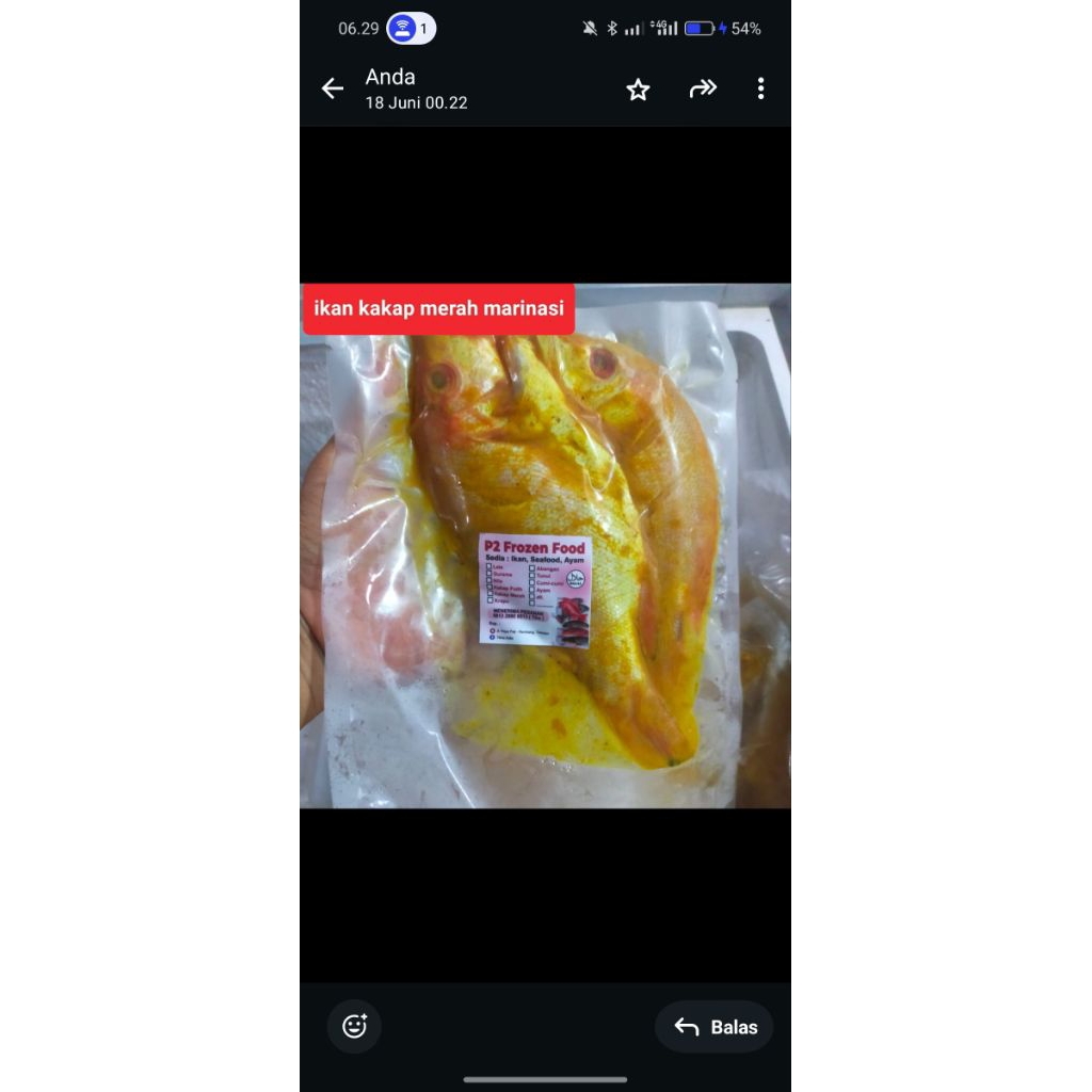

kakap merah marinasi