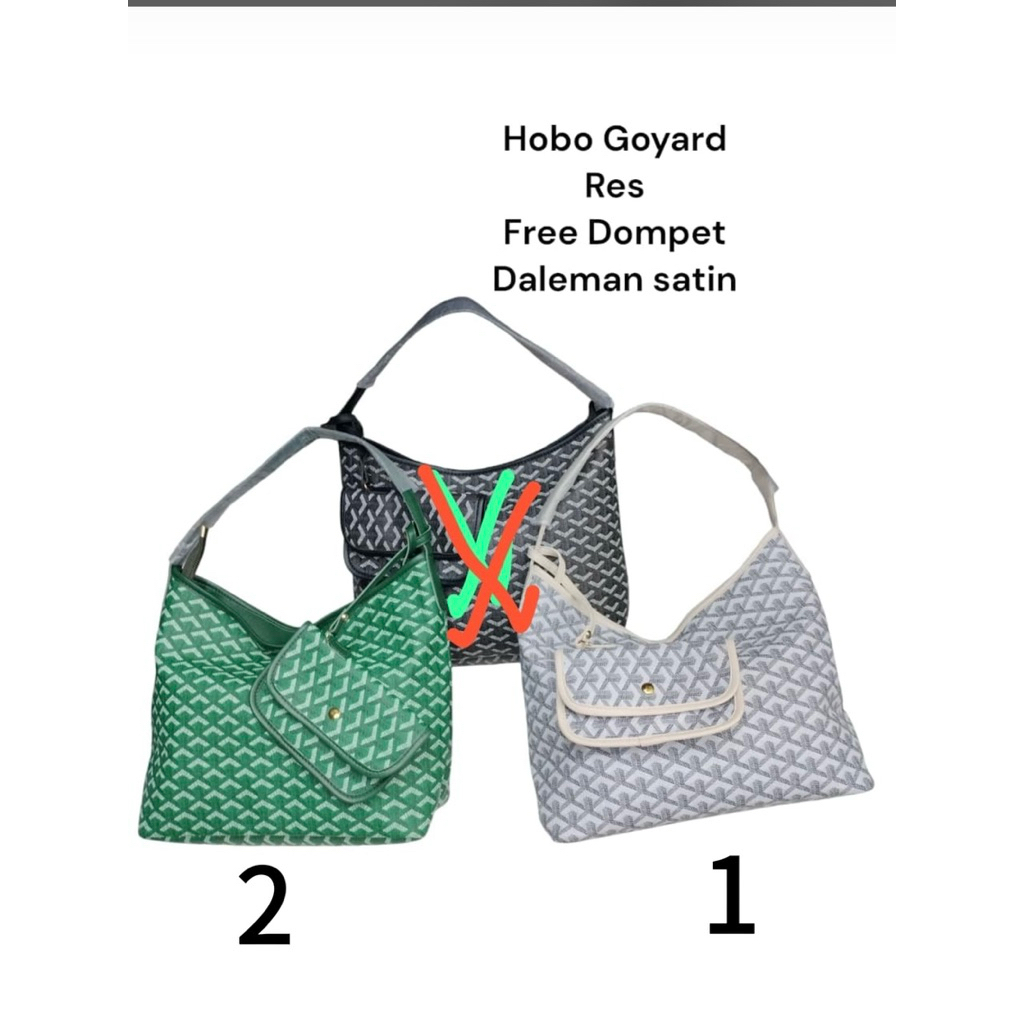 tas hobo goyard free dompet koin